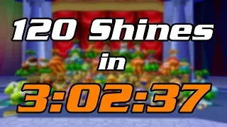 Super Mario Sunshine - 120 Shines (100%) Speedrun in 3:02:37 [Former WR on 6/4/17]