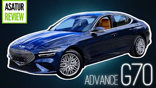 🇷🇺 БАЗОВАЯ КОМПЛЕКТАЦИЯ GENESIS G70 ADVANCE 2.0T / Генезис Г70 АДВАНС 2,0 бензин экстерьер/интерьер