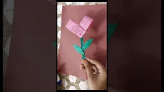 glitter paper craft diy for kids #youtubeshorts #shorts #handmade