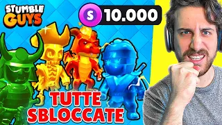 Shoppo 10.000 GETTONI STUMBLE e Trovo TUTTE le Skin SPECIALI! *SPIN INFINITI* Stumble Guys ITA!