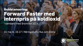 Lanseringsevent: Forward Faster med internpris på koldioxid