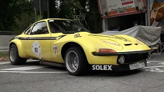 1972 Steinmetz Opel GT Group 4 Sound & Accelerations at Vernasca Silver Flag 2016