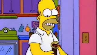 Homer loses burping competition