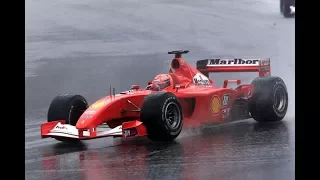 MICHAEL SCHUMACHER DANCE IN THE CHAOS OF MALAYSIA 2001 #f1 #schumacher #ferrari #rain