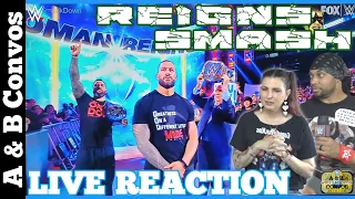 Roman Reigns Promises to Smash Brock Lesnar - LIVE REACTION | Smackdown 3/18/22