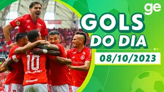 GOLS DO DIA 08/10/2023 | LISTAS | ge.globo