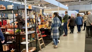 Strolling around Antikmässan, Stockholm annual antique fair.