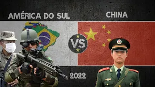 América do Sul X China ( comparação militar )