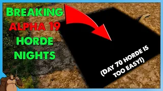 7 Days to Die Alpha 19 Horde Base (Cheese Horde!)