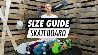 How to Choose Skateboard Width & Skateboard Size Chart | SkatePro Beginners’ Guide