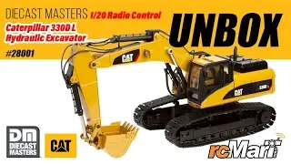 Diecast Masters 1/20 Radio Control Caterpillar 330D L Hydraulic Excavator Unbox! #28001