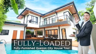 House Tour QC56 • "What a FANTASTIC Find in Quezon City!" • Fully-Furnished 5BR House Showcase