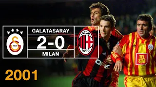 Nostalji Maçlar | Galatasaray 2 - 0 Milan ( 07.03.2001 )