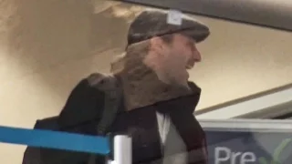 Jon Hamm Has A Laugh Before Air Travel