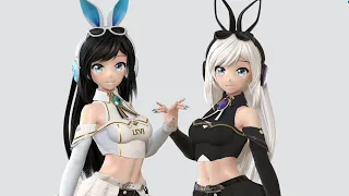 (nightcore) SIDE TO SIDE 💜 NEW MODELS!! | MMD/Blender 2.8 Eevee | REUPLOAD