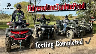 2024 CFMOTO CFORCE 1000 600 & 500 Testing w/Adrenaline Junkie Prod