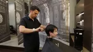 Short shape on shape Pixie cut and colour by Adam (extended how to video)