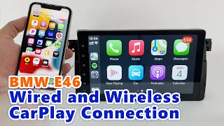 Eonon 2021 | Wired CarPlay vs Wireless CarPlay on BMW Android Car Stereo