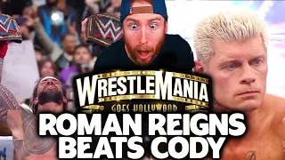 Roman Reigns Beats Cody Rhodes At WrestleMania 39 Reaction