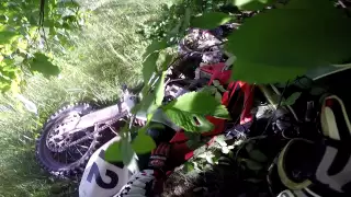 Dirt bike crash