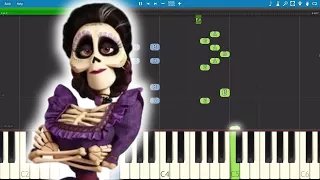 La Llorona - Coco Soundtrack - Piano Tutorial - Alanna Ubach, Antonio Sol