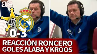 SHERIFF 0 - REAL MADRID 3 | La REACCIÓN de RONCERO a los goles del REAL MADRID | AS