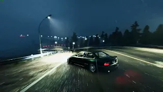 CarX Drift Racing Online || Night Drifting in Rain with e36 v8 swap (graphics demo)