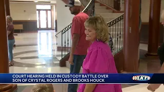 Families of Crystal Rogers, Brooks Houck face off in custody battle over their shared child