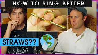 HOW TO SING BETTER USING A STRAW