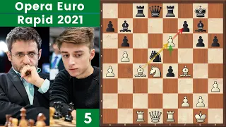 Un Punto Che Vale Oro! - Aronian vs Dubov | Euro Opera Rapid 2021