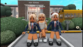 BUILDING A HIGH SCHOOL ON BLOXBURG...*FT BELLZA AND LILAH*