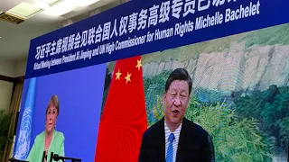 Xi verteidigt Lage der Menschenrechte in China | AFP