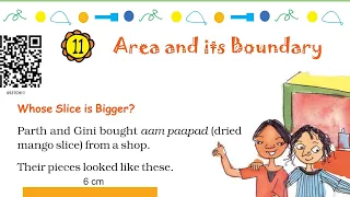 NCERT class 5 math/ chapter 11, Area And Its Boundary/ full chapter in one video/explained in hindi.