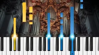 Bach - Toccata and Fugue in D Minor - ORGAN Tutorial