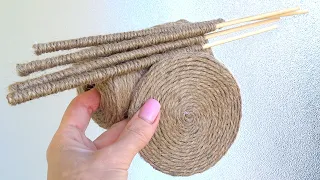 5 AMAZING DECOR IDEAS / 5 Jute craft ideas