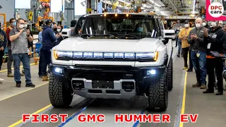 The First 2022 GMC HUMMER EV Pickup Truck Produced at Factory Zero