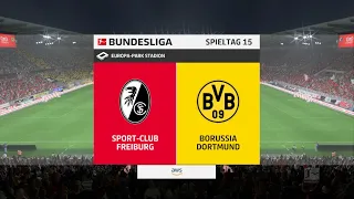 Fifa 23 - SC Freiburg vs Borussia Dortmund - Bundesliga Match [Fifa 23 Gameplay] [PC]