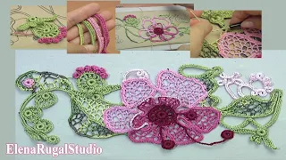 How to Crochet Beautiful Irish Lace Composition