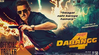 Dabangg 4 - Trailer | Salman Khan | Sonakshi Sinha | Prabhu Deva | Akshay Kumar | Shah Rukh Jan 2024