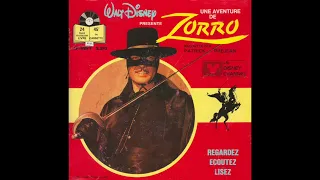 Livre-disque "Une aventure de Zorro" (45 tours version intégrale)