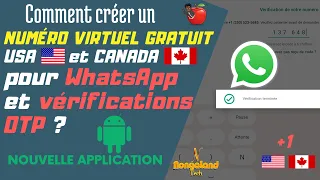 Comment créer des NUMÉROS VIRTUELS GRATUITS USA et CANADA pour WhatsApp ?  |  Freetone 2023