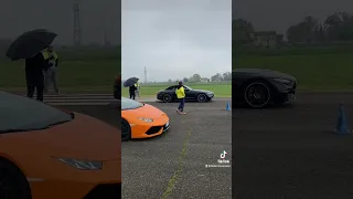 LAMBORGHINI HURACAN vs MERCEDES SL 63 AMG !! DRAG RACE🔥🔥😜