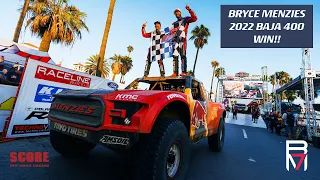 Bryce Menzies: 2022 Baja 400 WIN || 4K