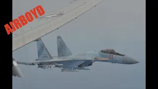 Russian Su-35s Intercept P-8A Poseidon