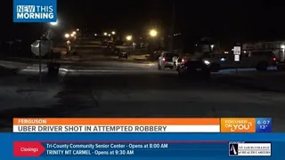 Uber driver shot in attempted robbery in Ferguson