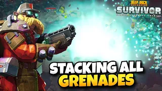 Full Grenades is Actually the Best Demolitionist Engineer | Deep Rock Galactic: Survivor Gameplay