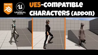 [Blender addon] Rig any character with the UE5 Manny/Quinn skeleton