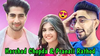 Harshad Chopda and Pranali Rathod - YRKKH Abhira Offscreen Moments Reaction