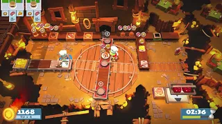 [Overcooked 2: Level 2-6] 2-Player Former World Record Score: 2644