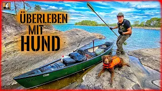 Überleben mit HUND in SCHWEDEN | Was braucht man? | AUSRÜSTUNG für KANU SURVIVAL | Survival Mattin